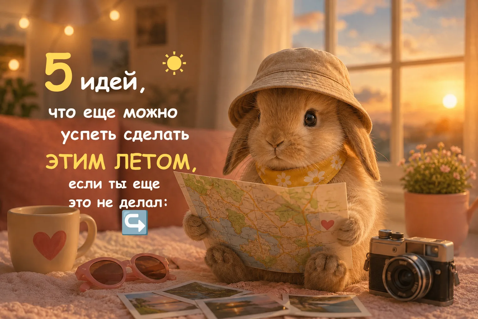 ❤️ — уже сделал хотя бы один пункт.
🔥— обязательно успею до конца лета! ☀️