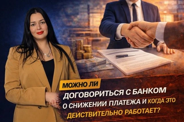 Можно ли договориться с банком о снижении платежа — и когда это действительно работает