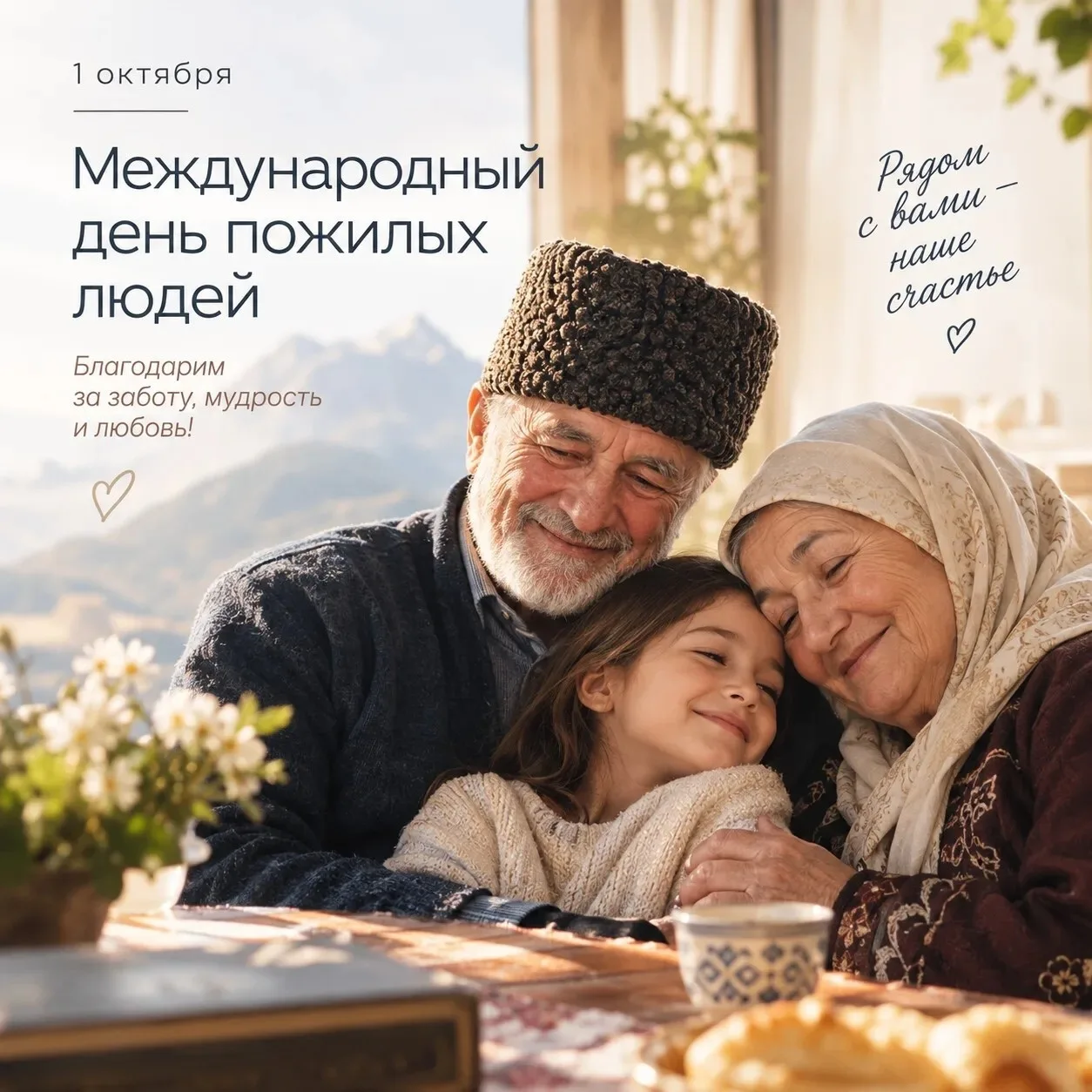 1 октября — Международный день пожилых людей. ❤️
