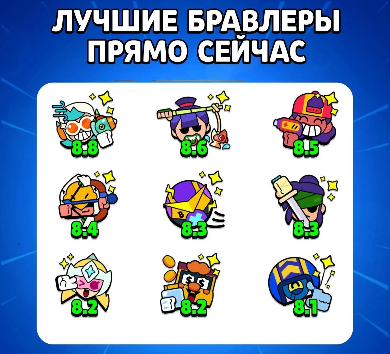 ⚡️ Лучшие прямо сейчас