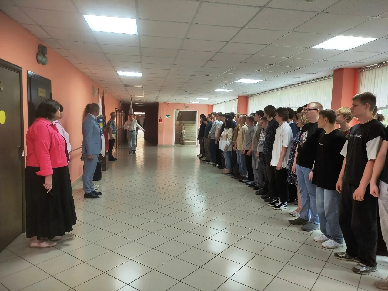 ✅Новый учебный понедельник в техникуме начался с торжественной церемонии поднятия Госуд...