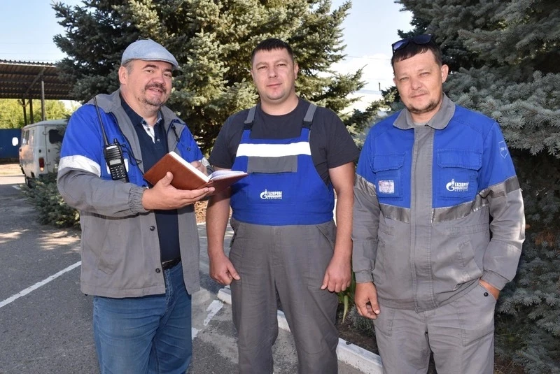 Газовики Волоконовского района отмечают профессиональный праздник. Начальник Газовой сл...