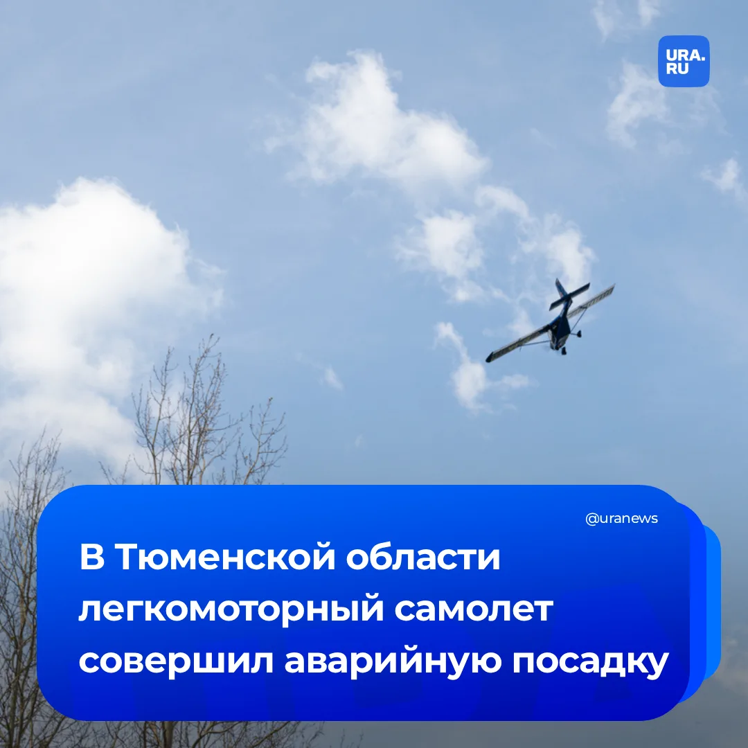 Самолет экстренно сел в болотистой местности под Тобольском  Экипаж воздушного судна RALL выполнял п