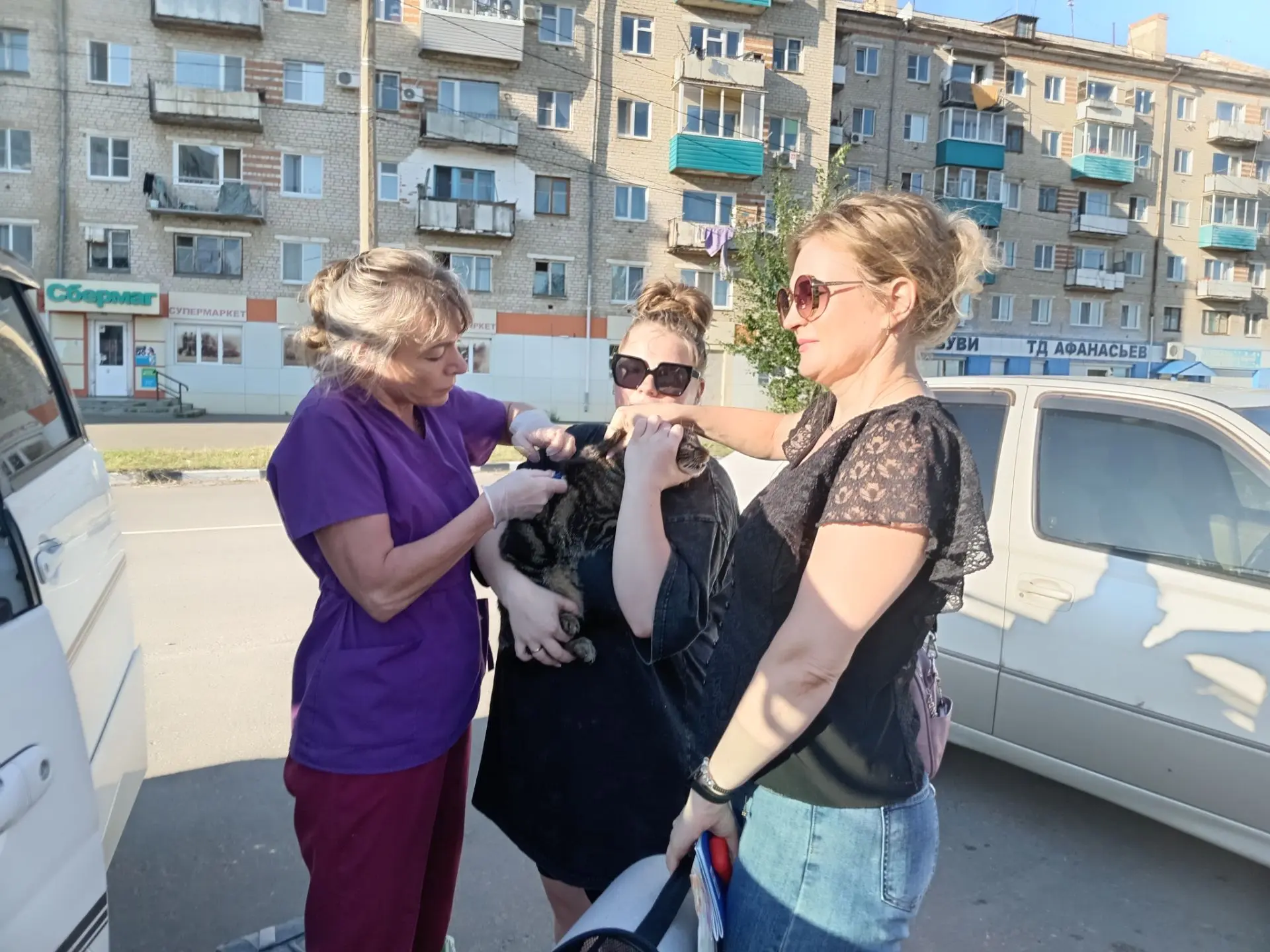 🐶Выездная акция по чипированию домашних животных во второй раз проведена в Амурске.