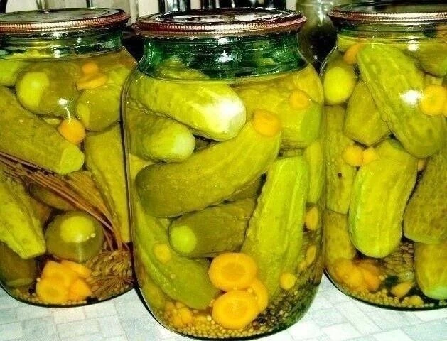 🥒 ЗАСОЛ ОГУРЦОВ С ГОРЧИЦЕЙ