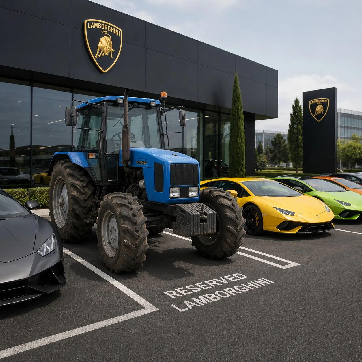 Базальтовая логика 🗿: трактор 🚜 на парковке Lamborghini 

Сегодня в управлении технологическими пр