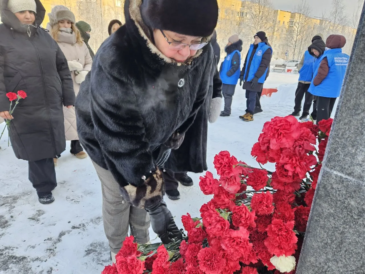 🕯️27 января педагоги нашей школы приняли участие в митинге посвящённому 82-й годовщине полного освоб