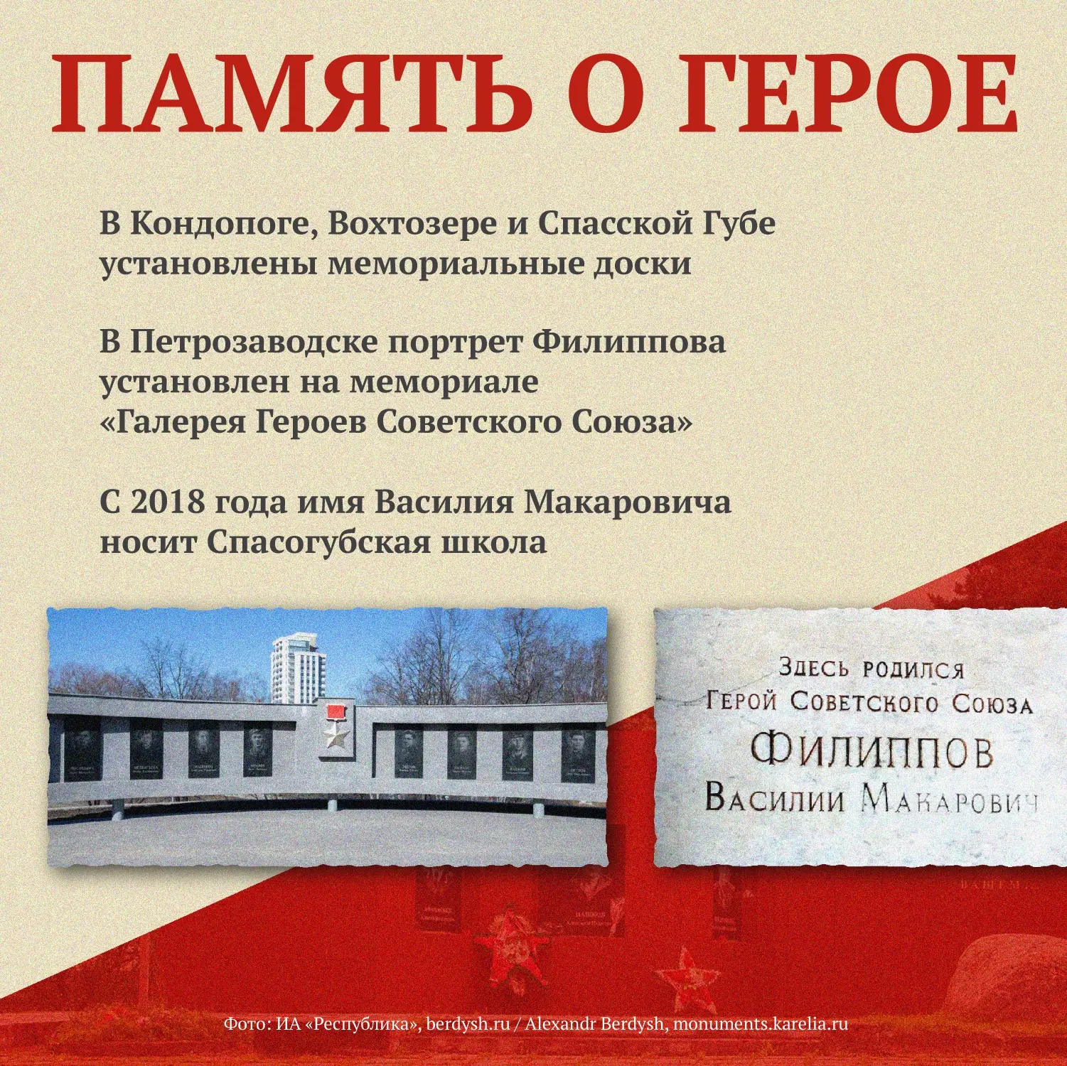 Избирательному участку в Кондопожском районе присвоено имя Героя Советского Союза Василия Филиппова 