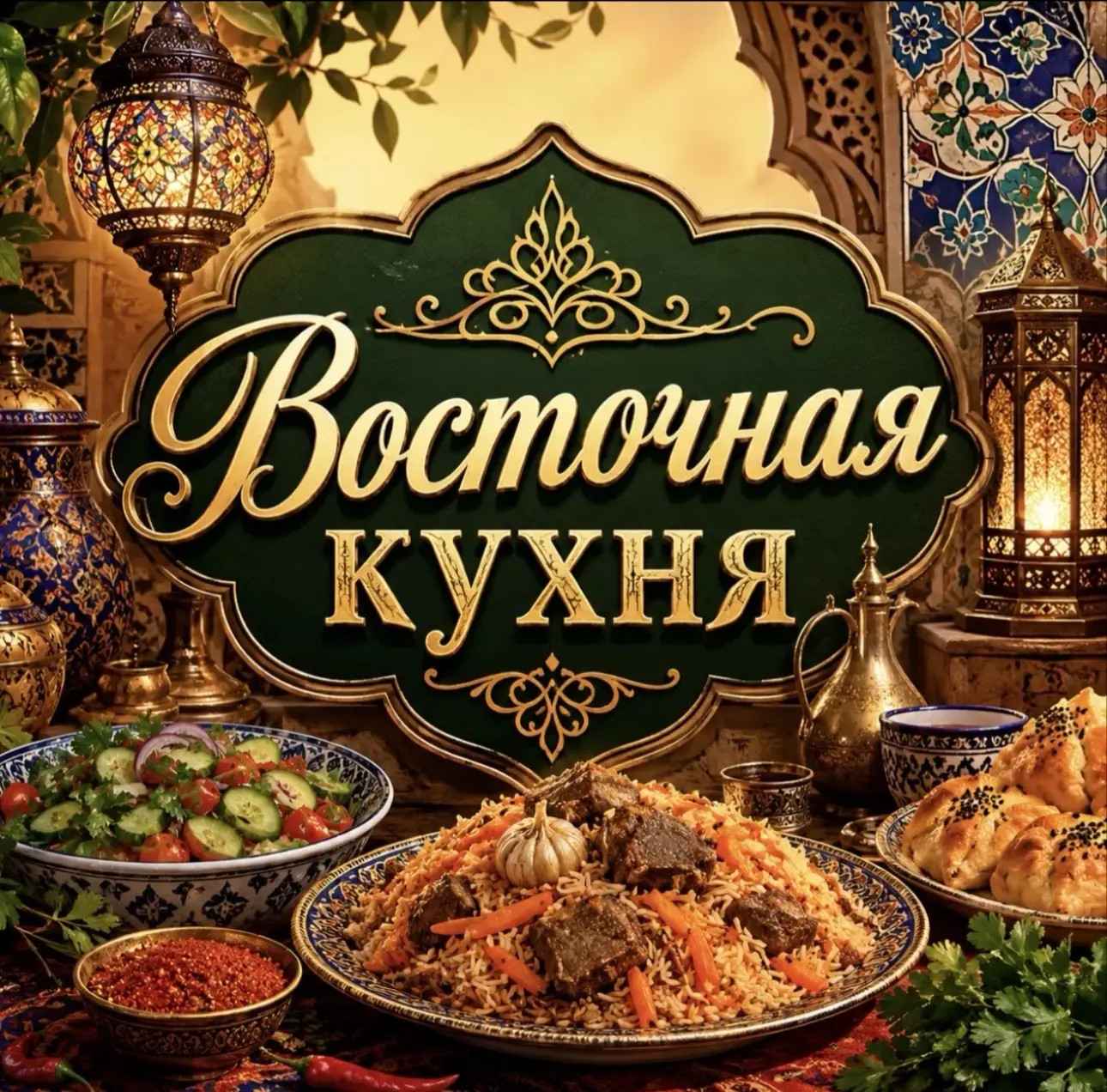 🍽️ Настоящий вкус Востока в каждом блюде! Готовим с душой, угощаем с любовью. Ждем вас...