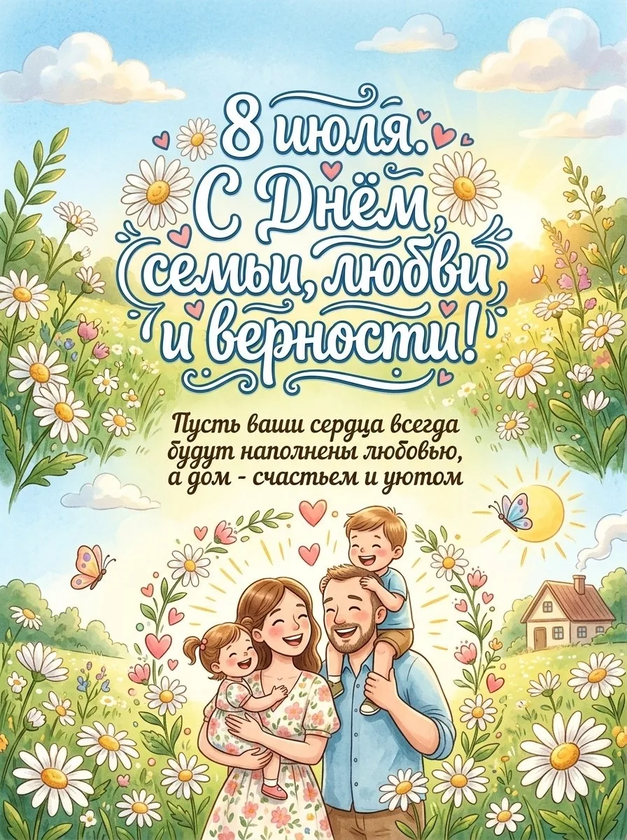С Днём семьи, любви и верности, дорогие наши семьи! ❤️
Этот праздник напоминает нам, как важны прост