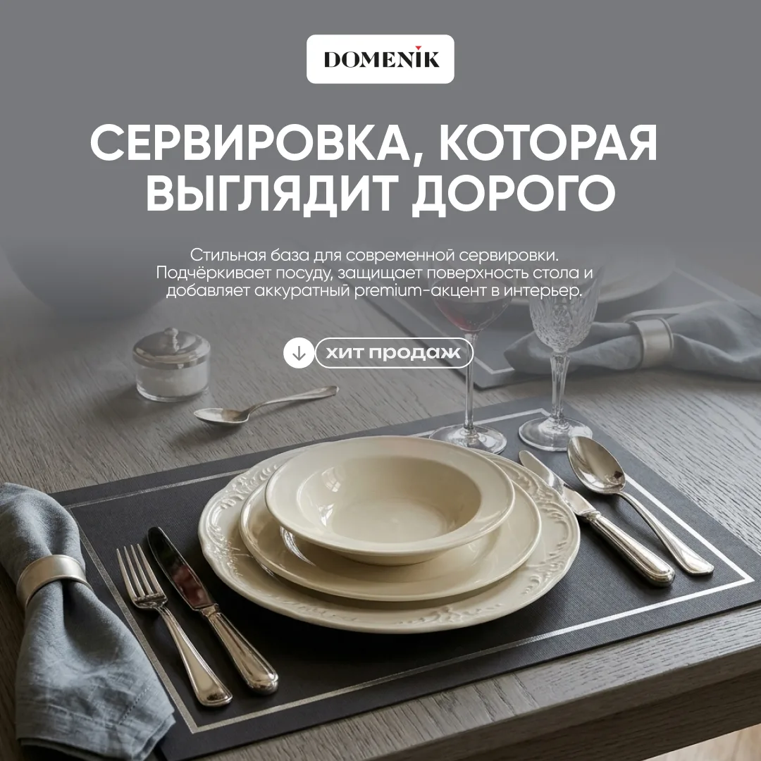 ✨ Сервировка начинается с деталей.