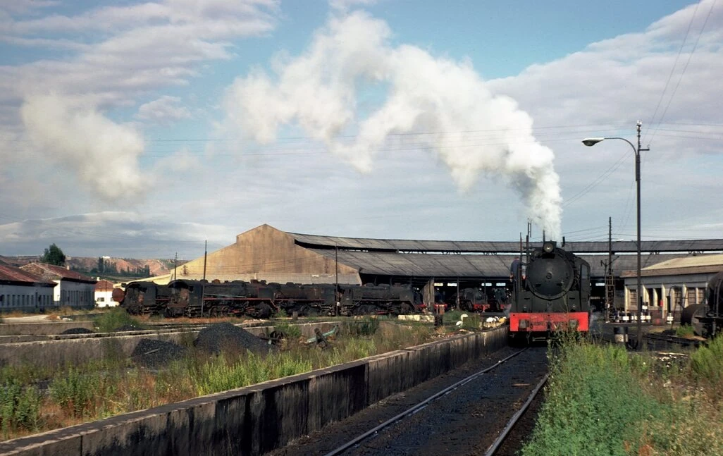 📸 Castejón de Ebro, depósito de locomotoras