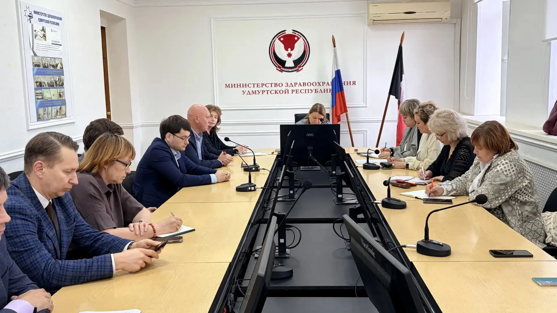 В рамках визита НМИЦ неврологии РНИМУ им. Н. И. Пирогова в УР, в соответствии с планом ...