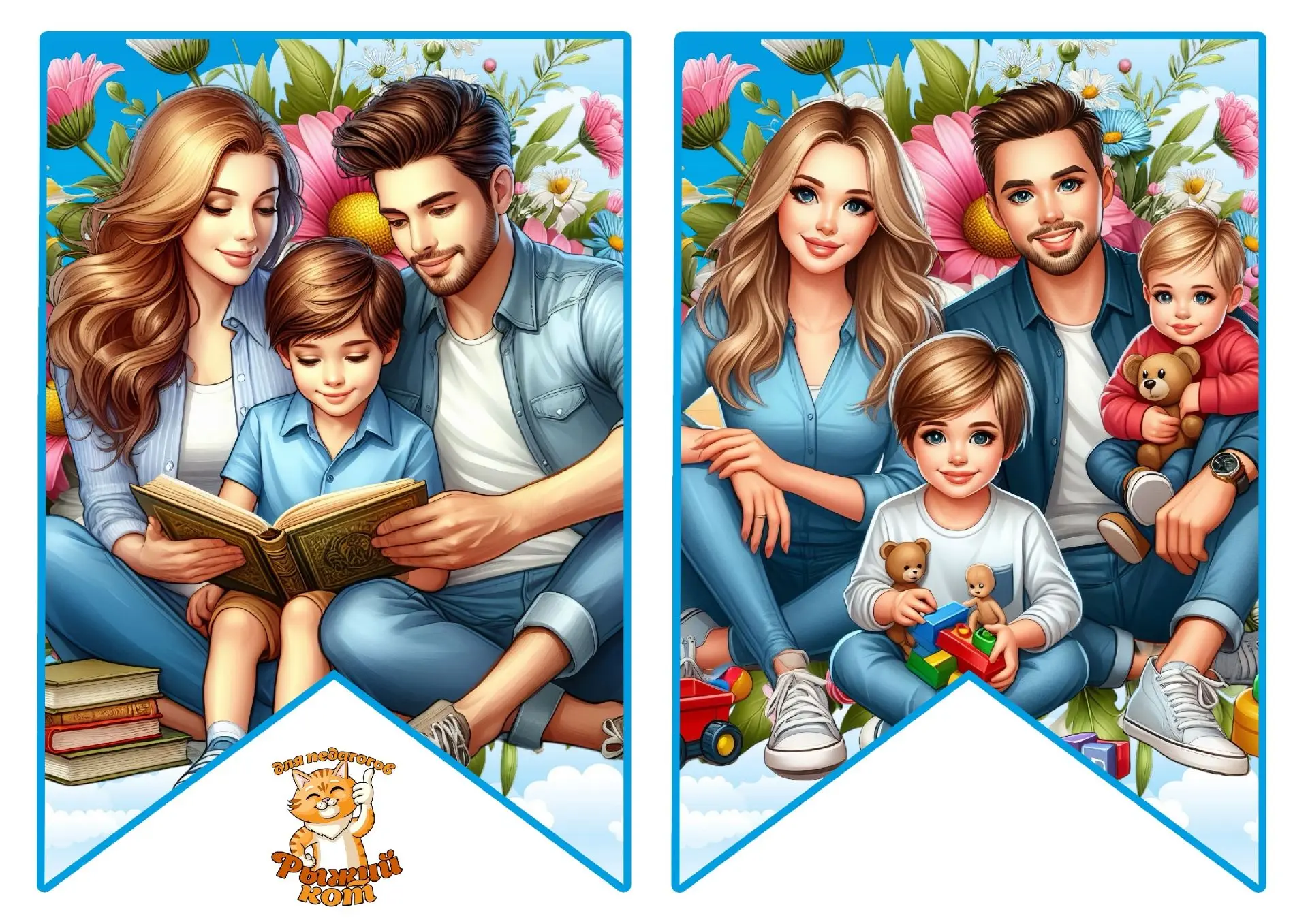 🥰ФЛАЖКИ 🥰 ДЛЯ ОФОРМЛЕНИЯ ко дню семьи, любви и верности
Сохраняйте полезный материал и спасибо за 