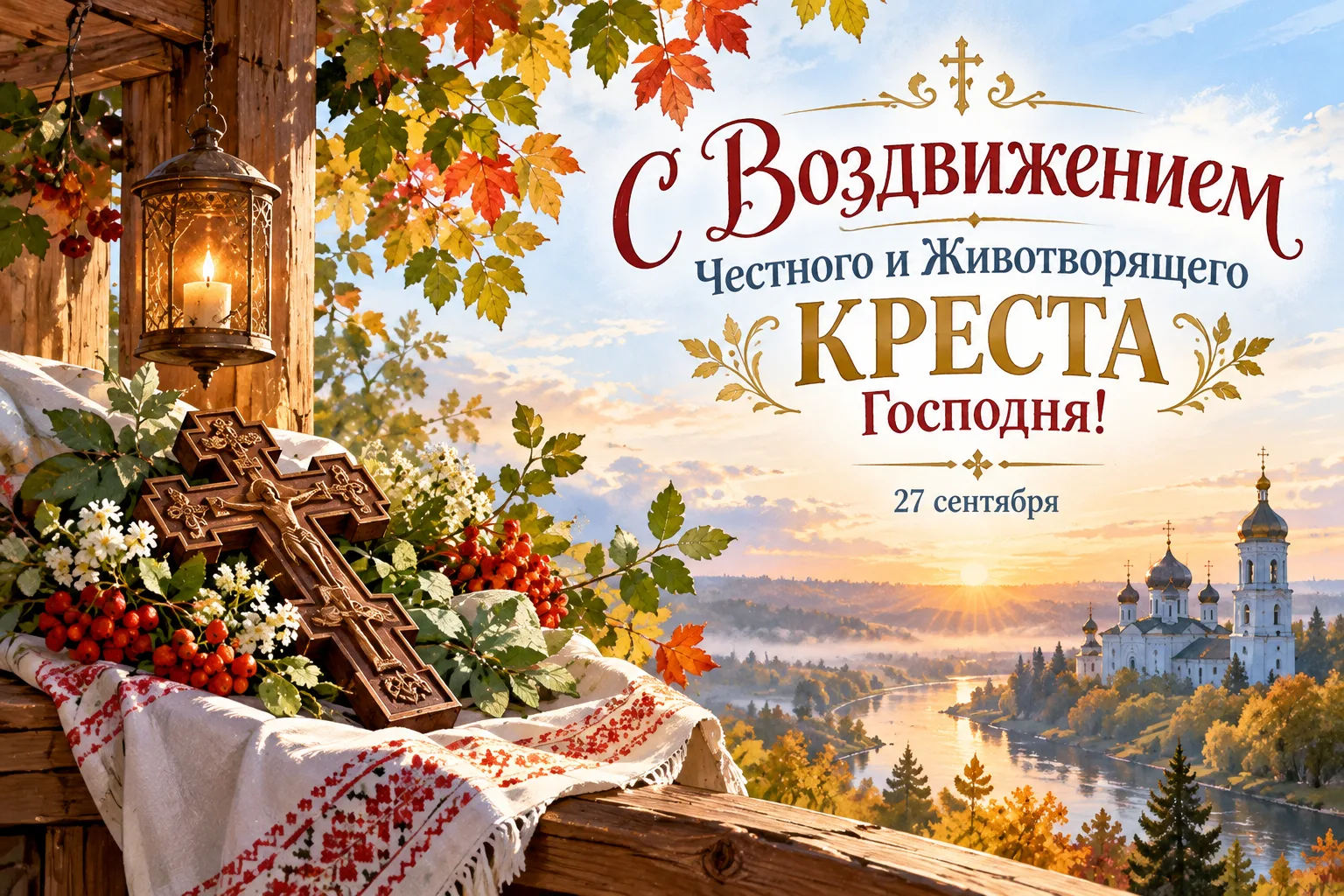 С Воздвижением Честного и Животворящего Креста Господня! 💫