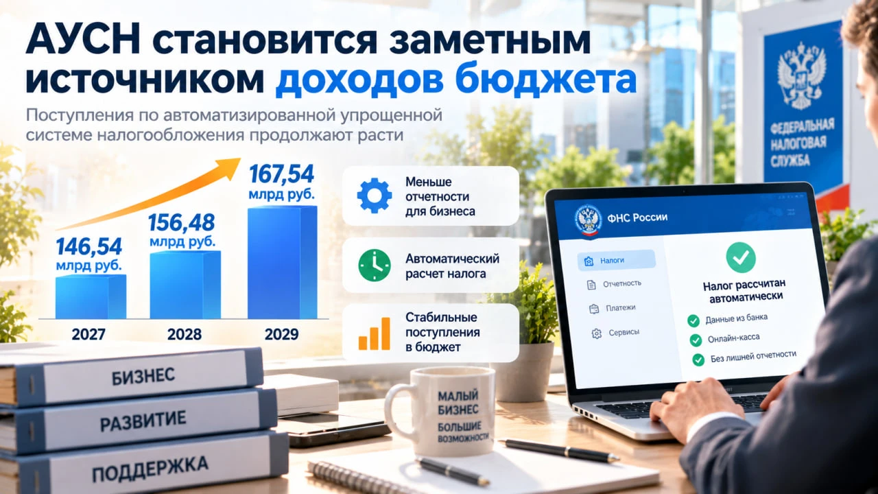 Автоматизированная упрощенная система налогообложения (АУСН) превращается из эксперимен...