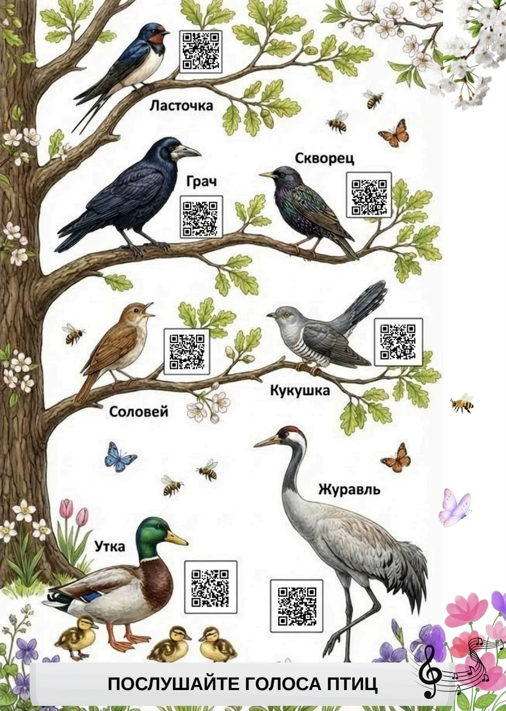 🐦 1 апреля - Международный день птиц