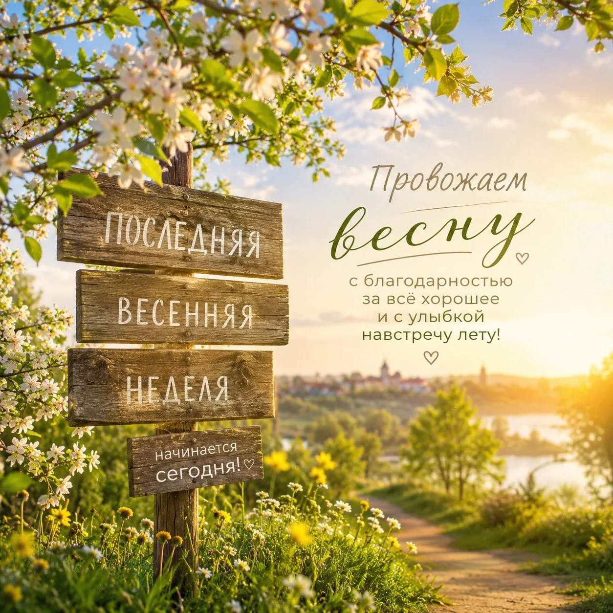 🌿 Последняя неделя весны на этот год— начинается сегодня…