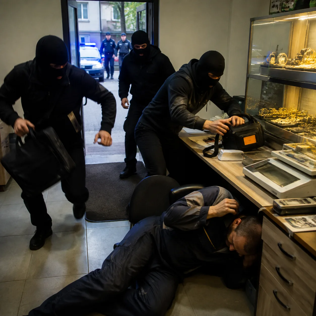 В Астрахани трое в масках напали на пункт скупки и унесли прибор за 1,48 млн рублей — и...