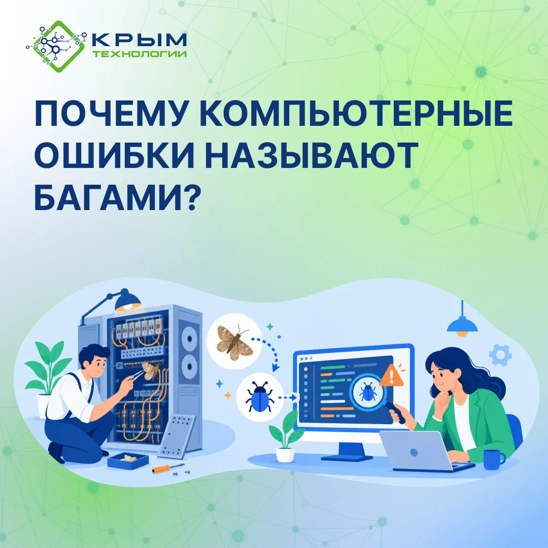Почему компьютерные ошибки называют багами?