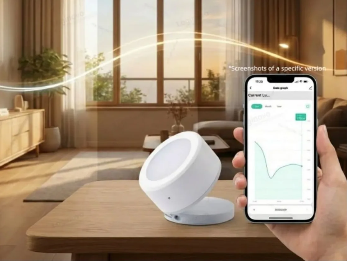 Zigbee датчик освещенности: