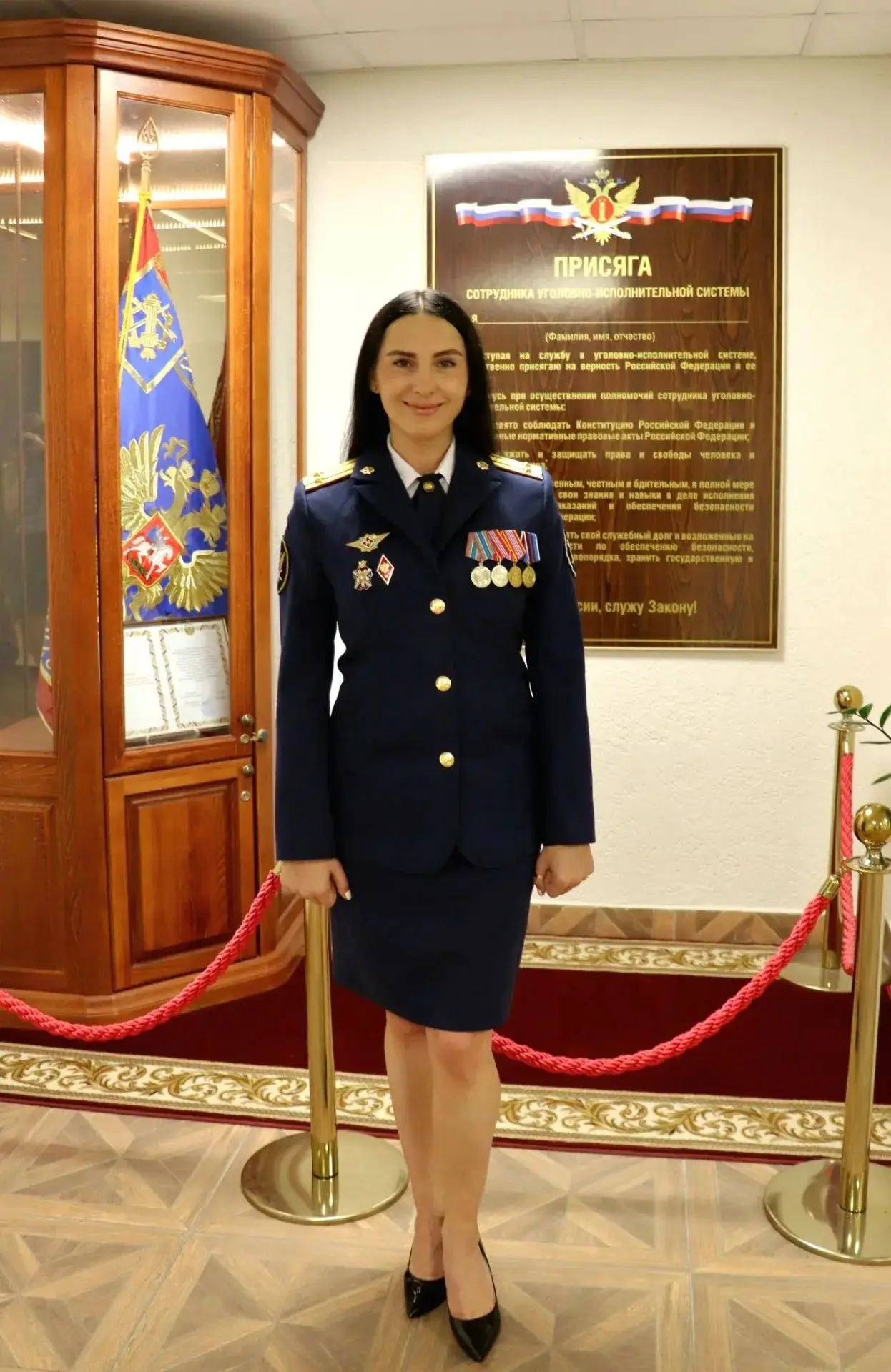 # Умница, красавица, сотрудник! 🇷🇺

Ирина Величко – подполковник внутренней службы, помощник нача