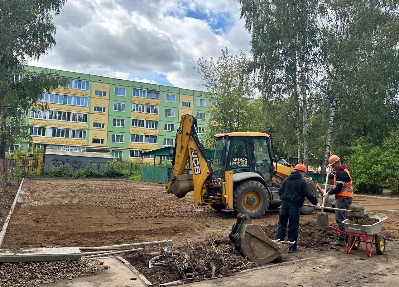 В Кинешме продолжается реализация проектов «Школьный двор» и «Детское пространство.37»