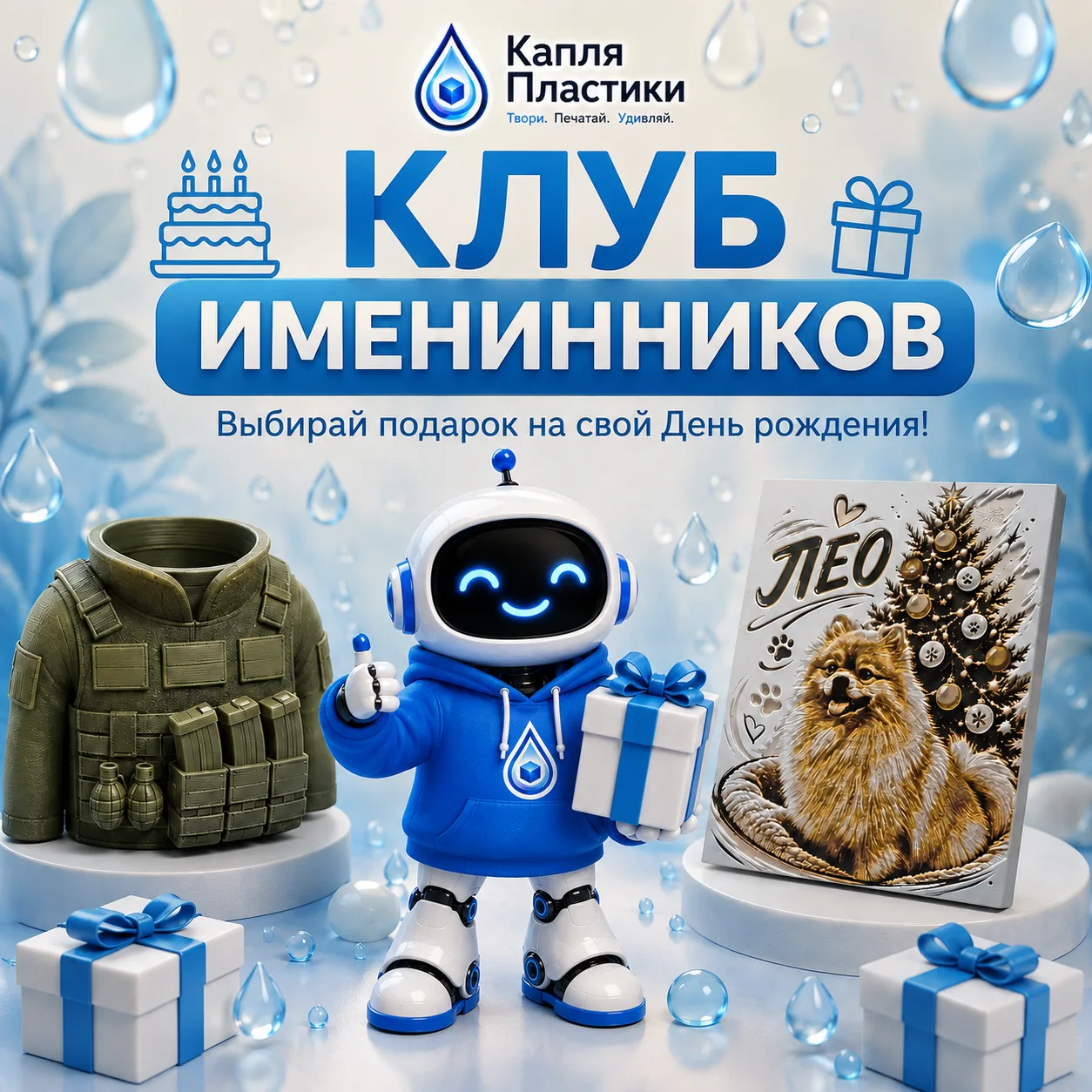 🎂 Клуб именинников августа «Капли Пластики» 🎉