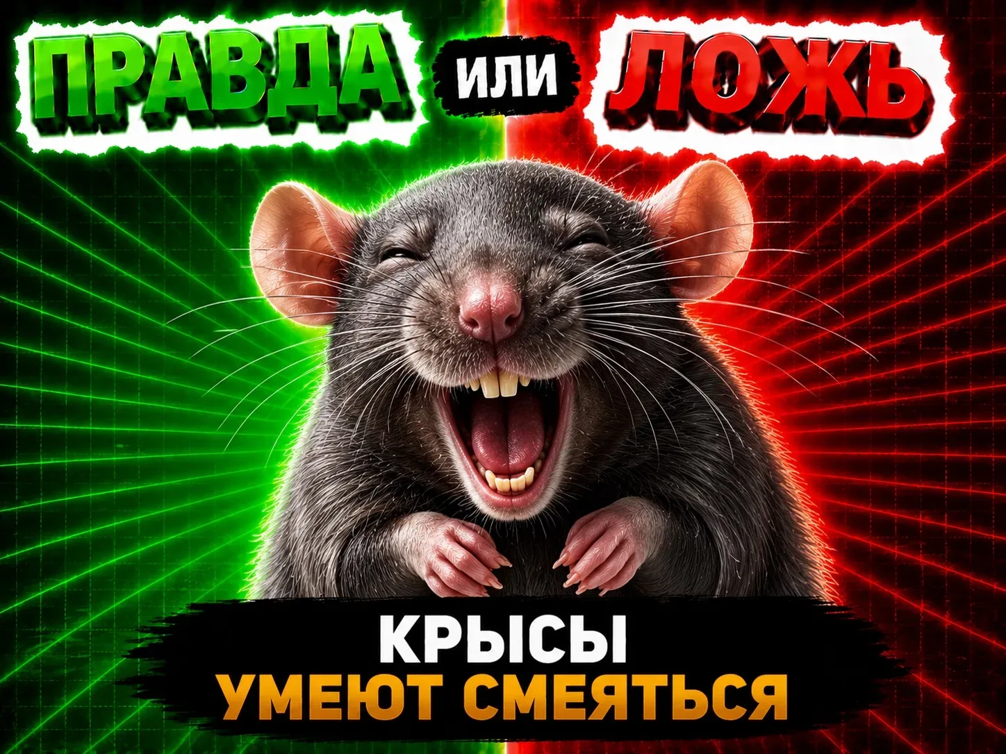 Крысы умеют смеяться