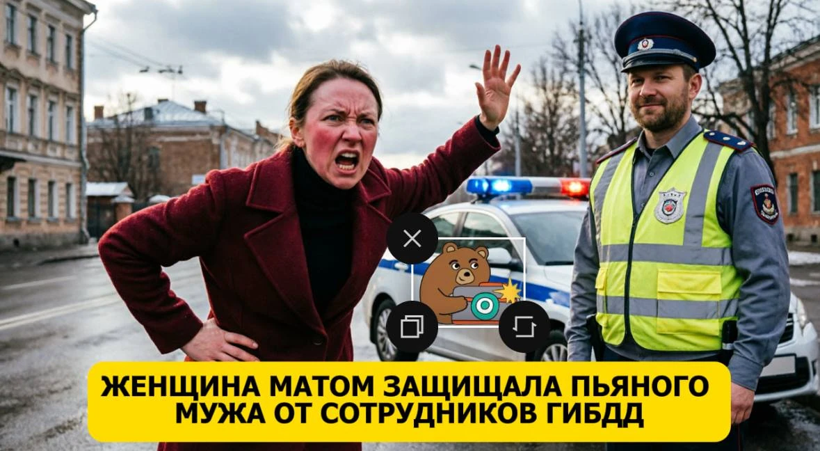 Зачем надо было это делать? Обматерила сотрудников Госавтоинспекции и попала под статью.