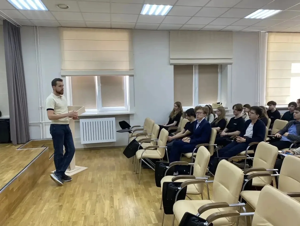 👨🏼‍🎓Продолжается цикл «Аничковских встреч» для лицеистов