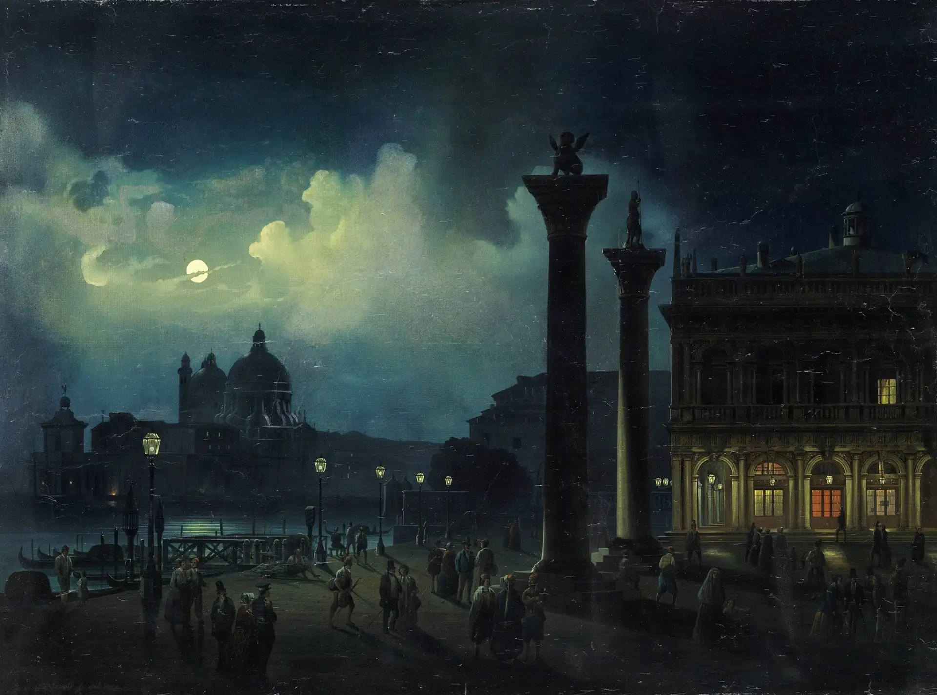 "Венеция в лунном свете", 1905г.