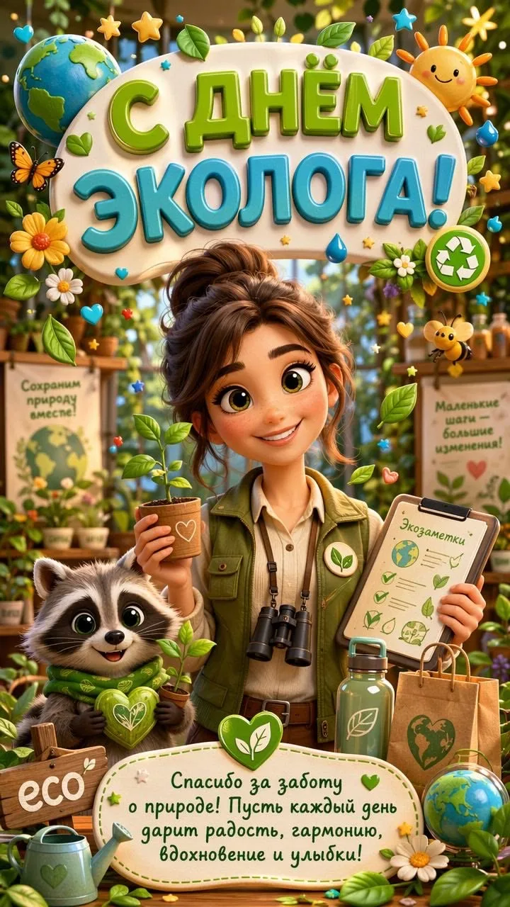 5 июня — День эколога и Всемирный день окружающей среды! 🌿🌿🌿

В этот день мы чествуем тех, кто по