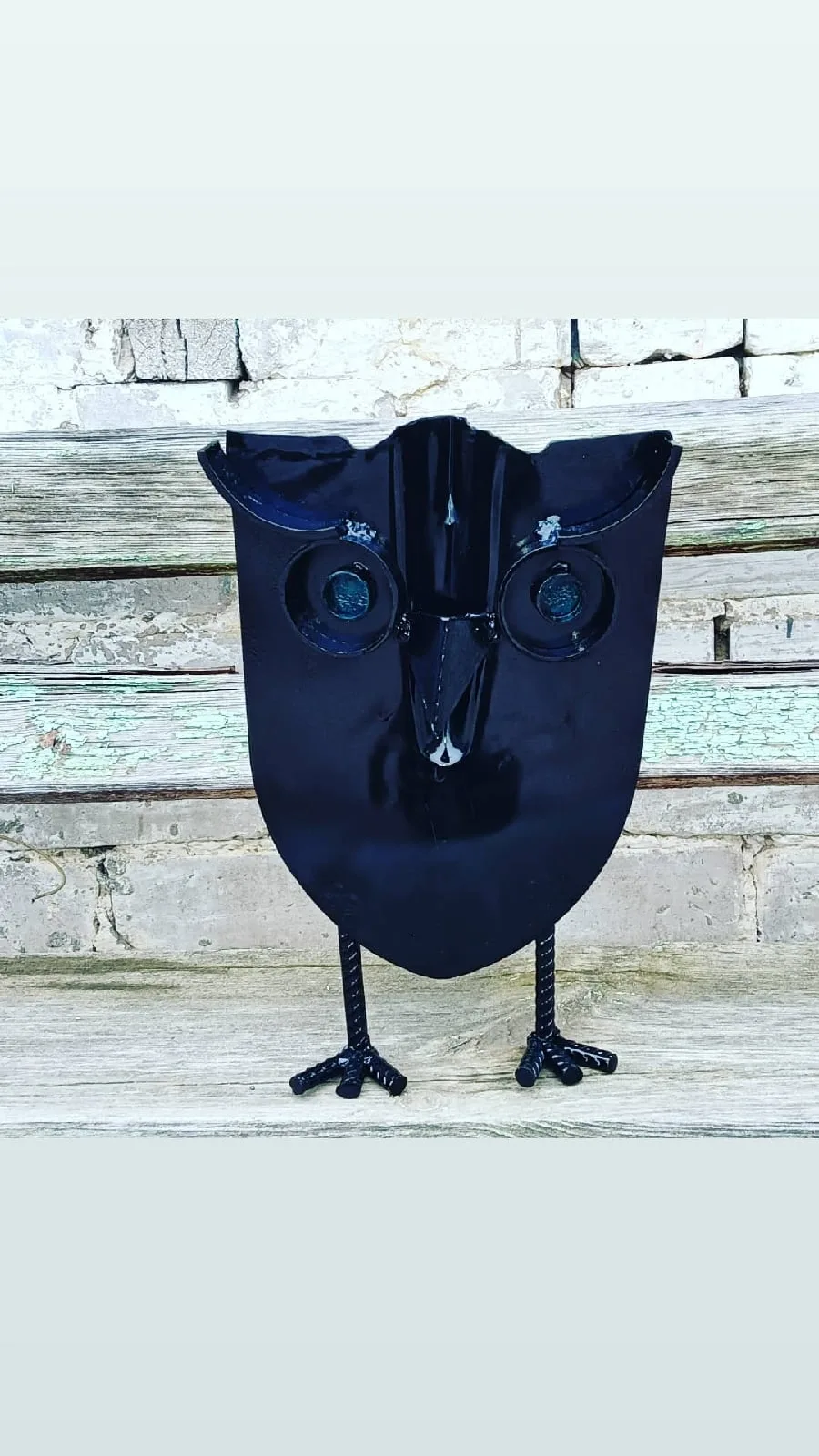 Сова из лопаты 😊дело было вечером, делать было нечего 😊😊😊