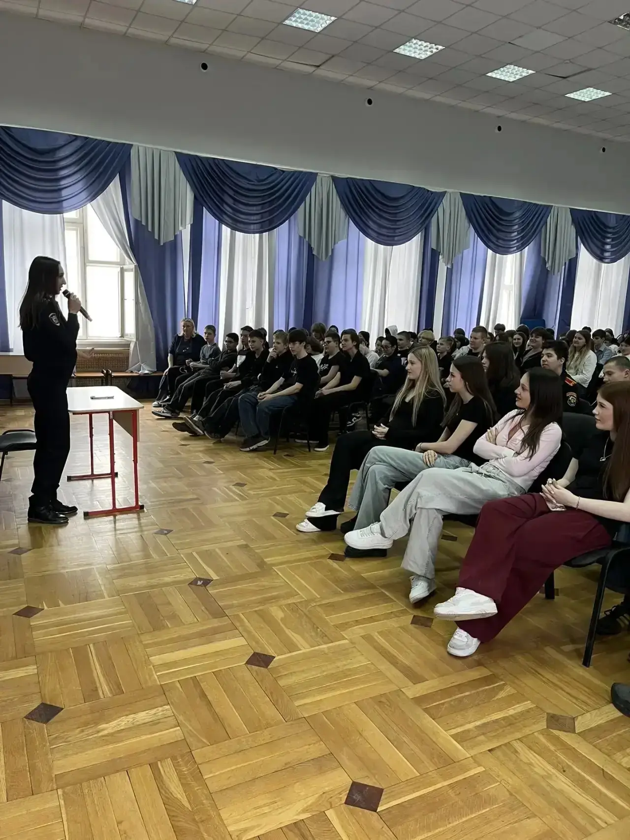 Профилактическая лекция: важный разговор о безопасности и законе ☝🏼  В нашей школе состоялась профил