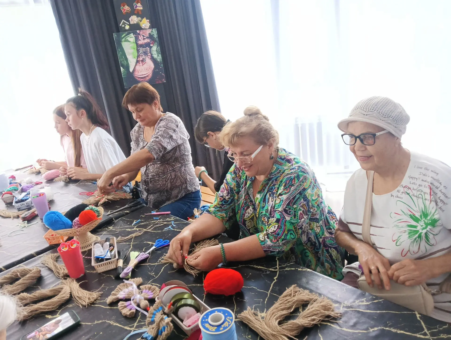 ❤️Сегодня в уютной атмосфере прошёл мастер-класс по созданию оберега «Птица счастья» из...