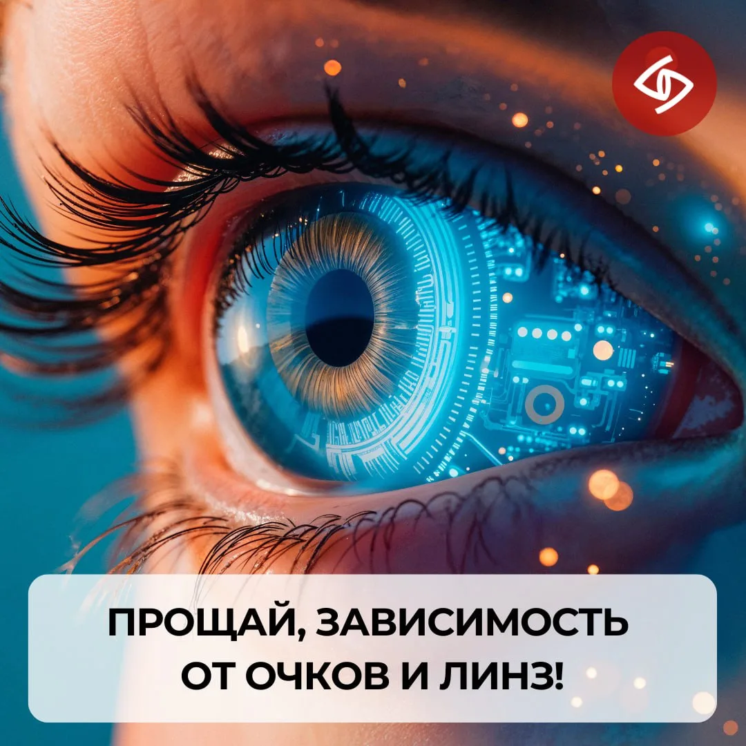 👁 Прощай, зависимость от очков и линз!