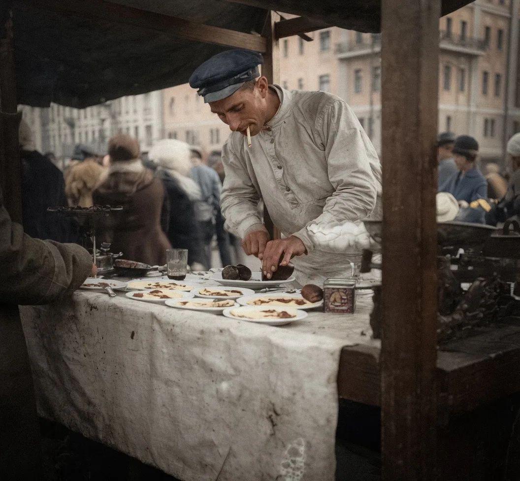 Торговец на Сухаревском рынке. Москва, 1920 год. 


👉 BspChannel. Подписаться