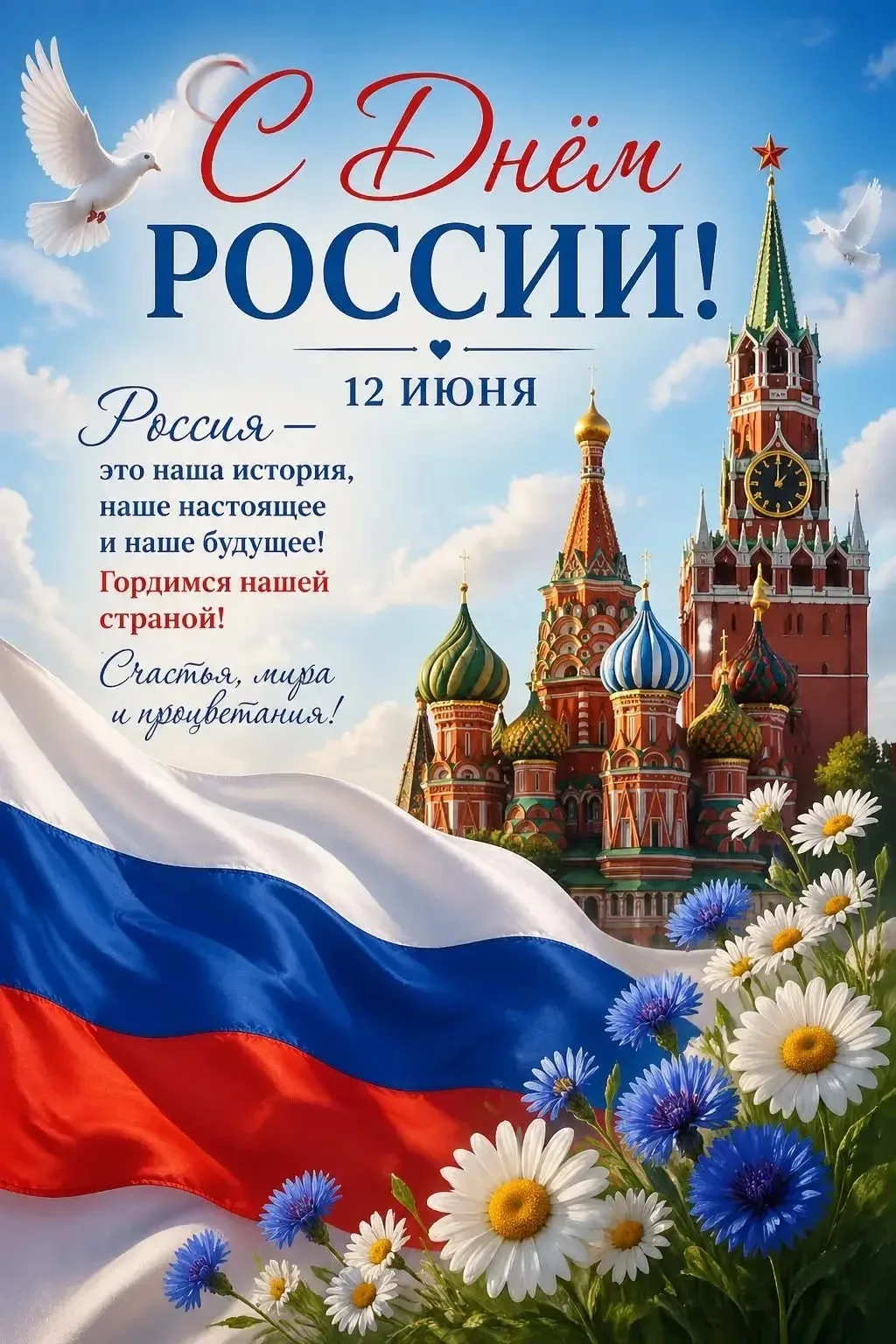 С праздником❣️❣️❣️
 
Желаем Вам мирного неба над головой, уверенности в завтрашнем дне, семейного бл