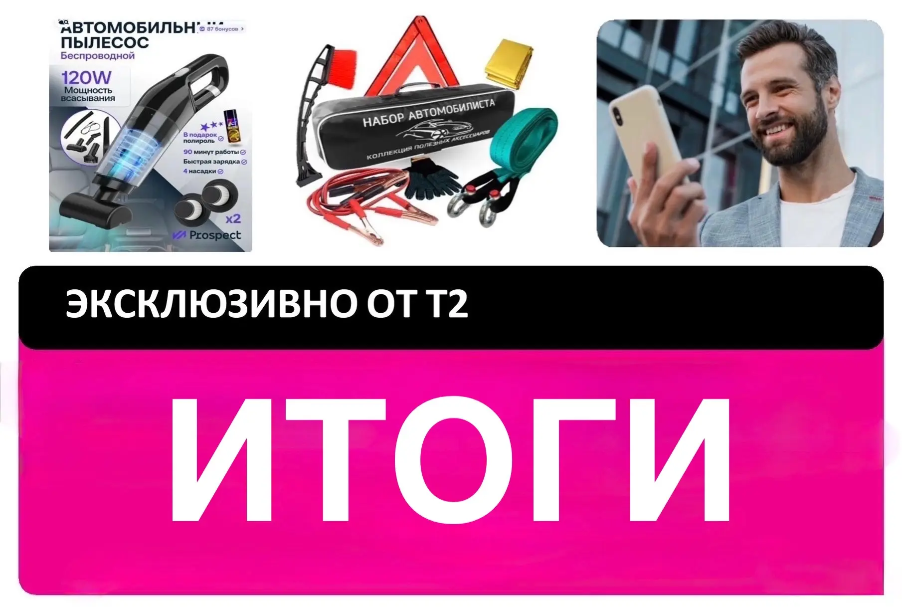 🎉🎉🎉 Подведены итоги праздничного розыгрыша от компании сотовой связи t2 ко Дню выпуска первого автом