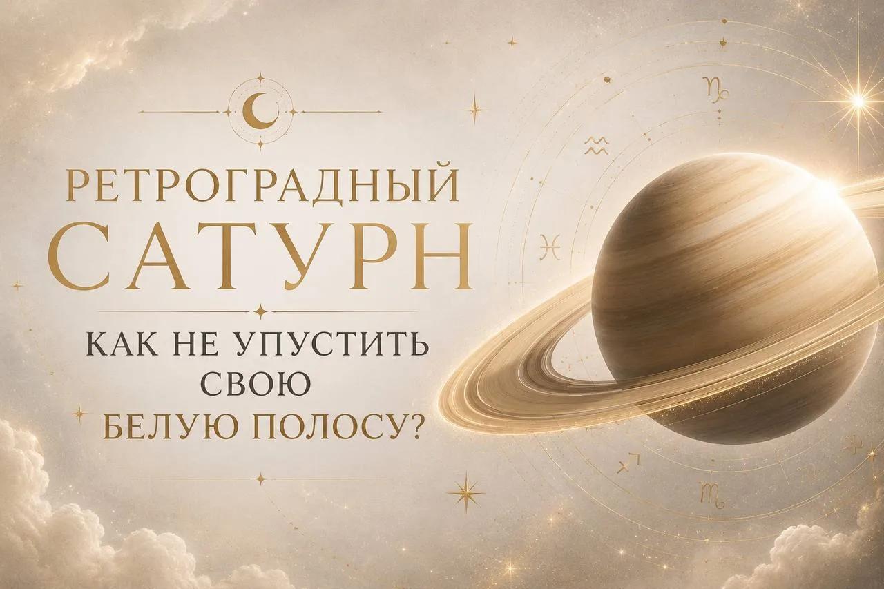 СОБЫТИЕ, КОТОРОГО ВСЕ БОЯЛИСЬ: РЕТРОГРАДНЫЙ САТУРН 🪐