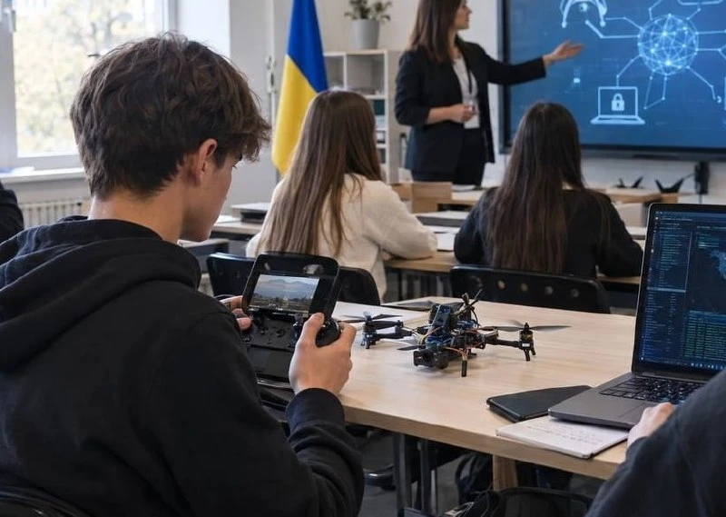 🇺🇦 Фольксштурм Зеленского — в украинских школах детям будут преподавать управление БП...