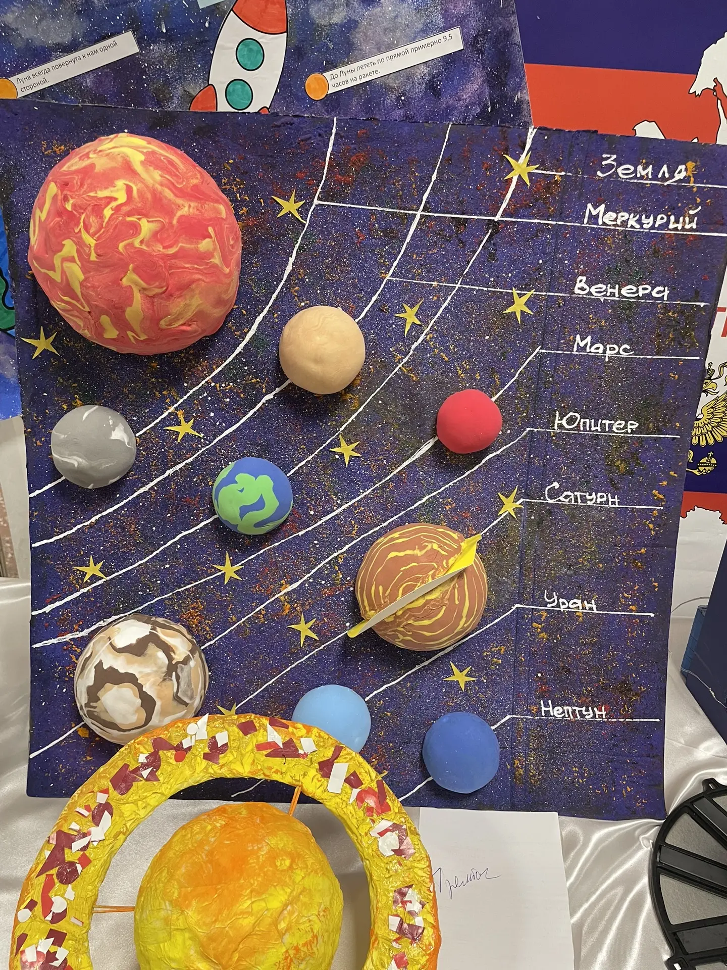 💫 ЭТО ПРОСТО КОСМОС!  🛰️В холле первого этажа развернулась уникальная выставка-конкурс, посвящённая 
