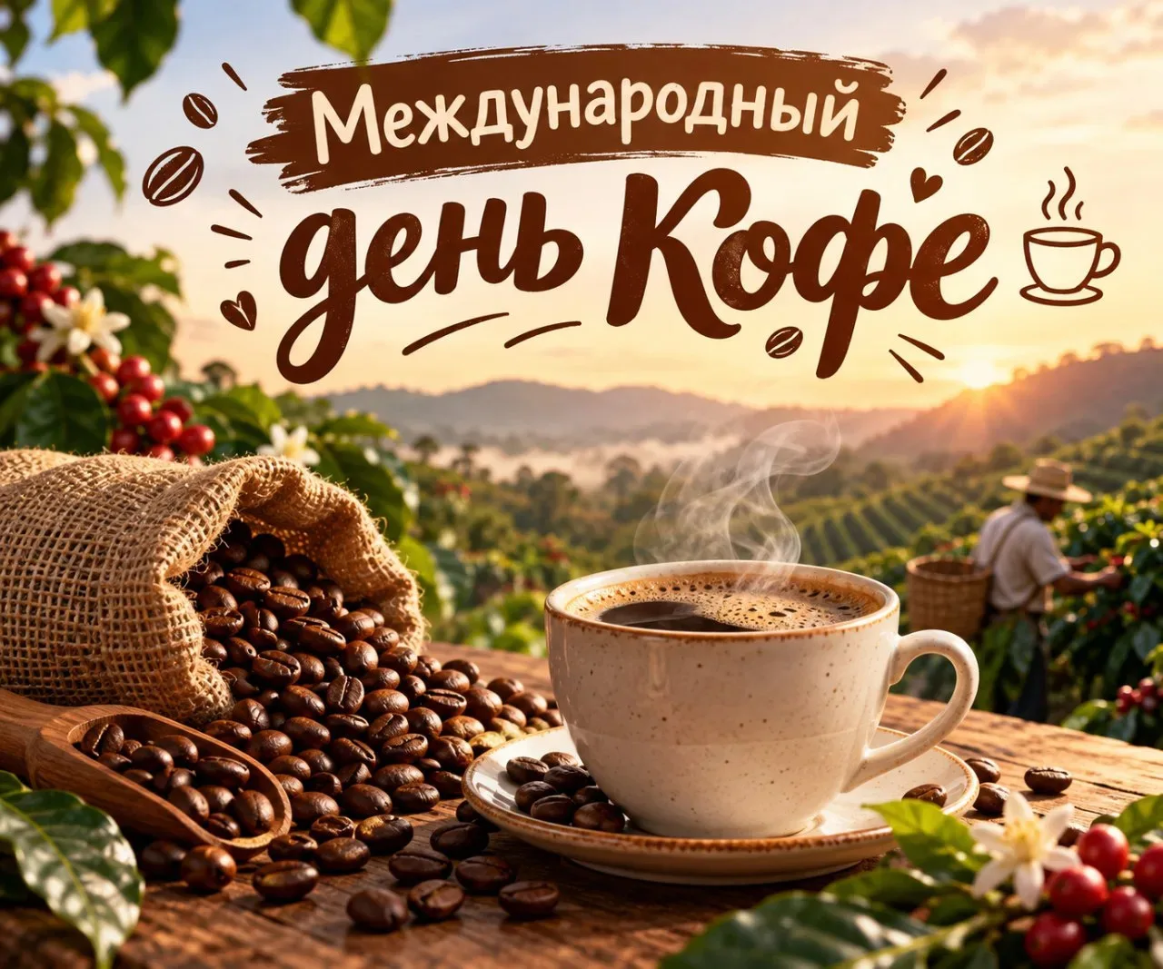 ☕ Международный день КОФЕ: повод для ещё одной чашки
