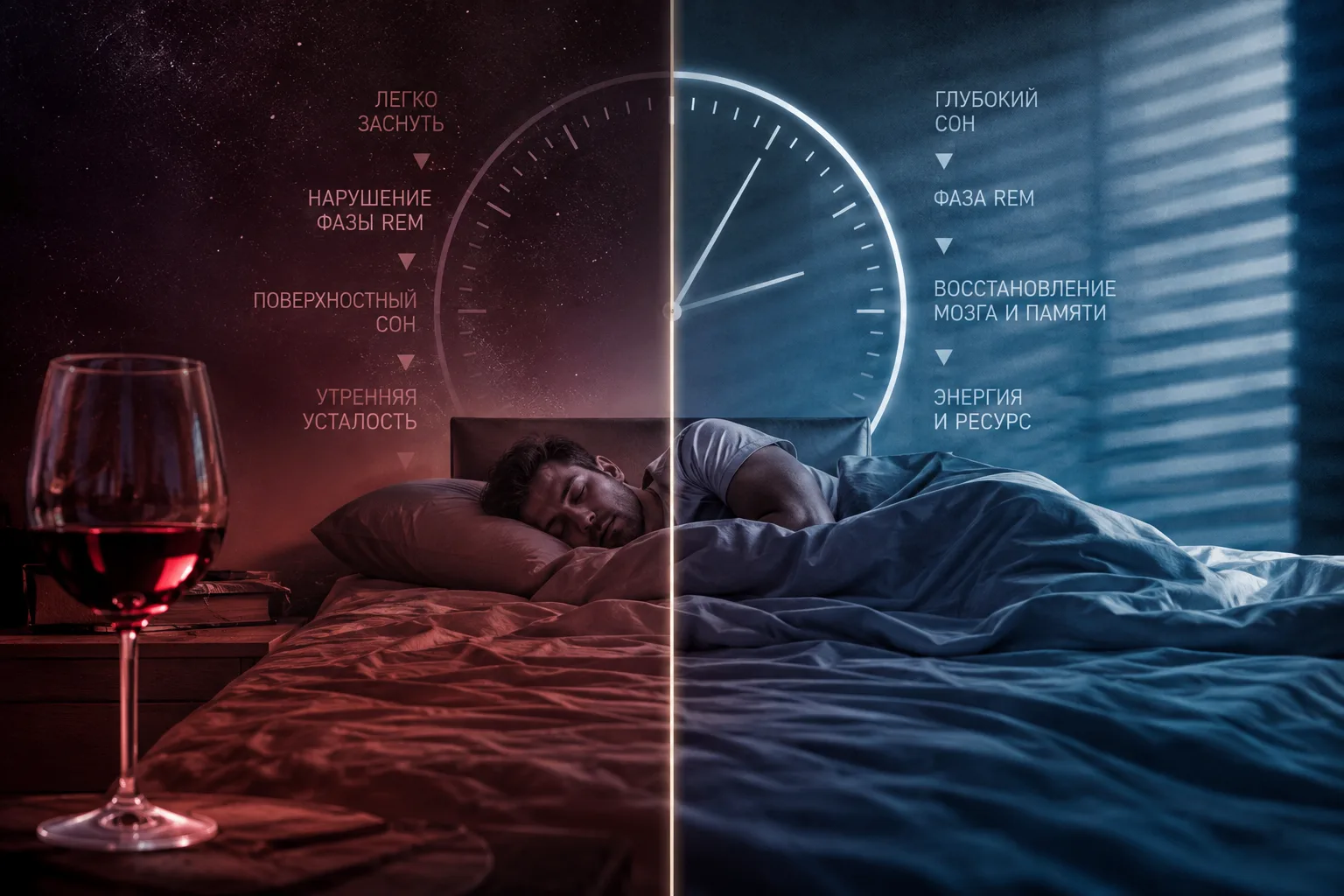 Алкоголь помогает заснуть. Правда или миф? 🍷 😴