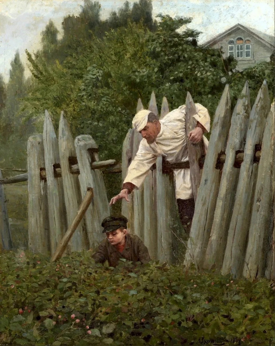 "Воришка", 1894 г.

Турлыгин Яков Прокопьевич

русский арт | подписаться