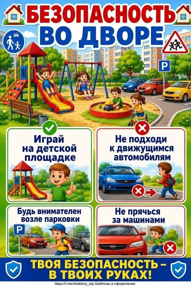 🏡 Безопасный двор: как сделать прогулку радостной и спокойной! ☀️