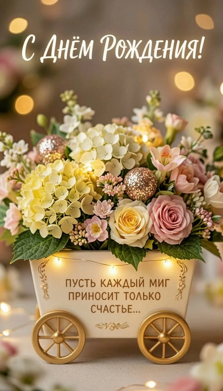 Дорогая Виктория Александровна! Поздравляем вас с днём рождения! Желаем, чтобы каждый в...