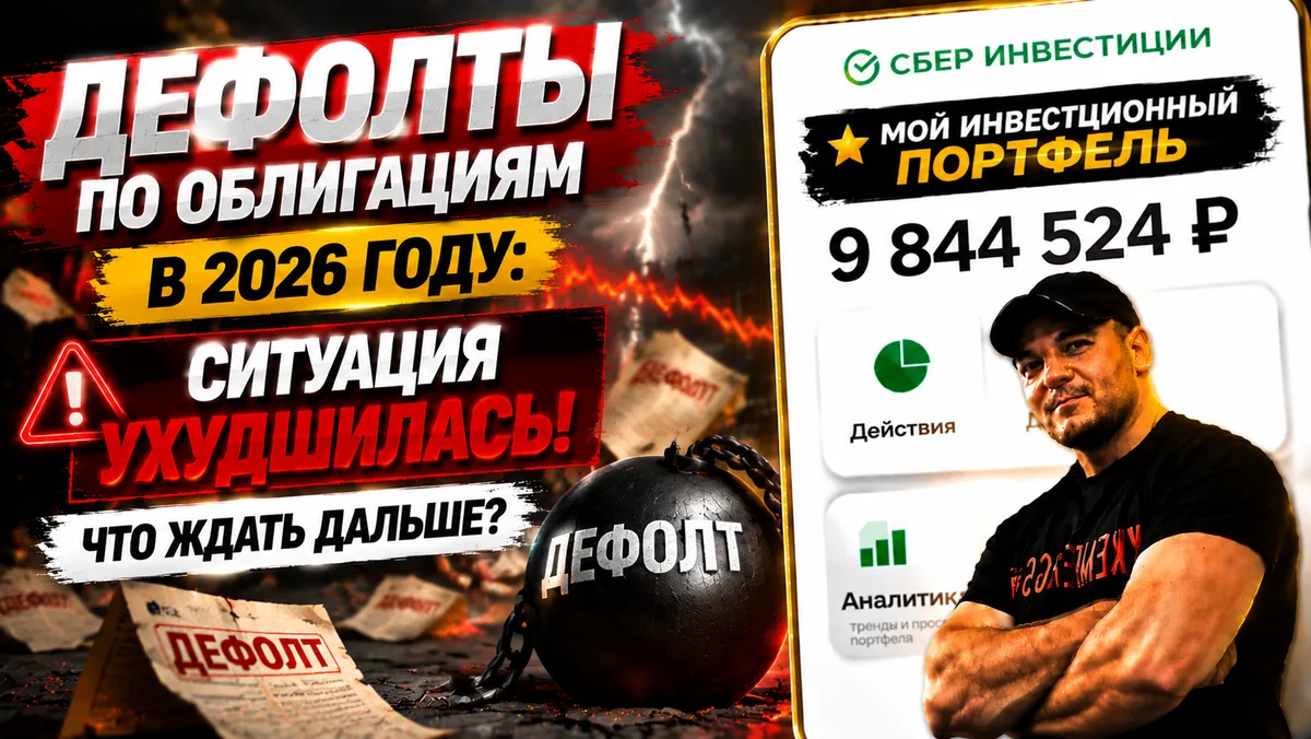Дефолты по облигациям в 2026 году: ситуация ухудшилась, что ждать дальше🤔

Ситуация на рынке облига