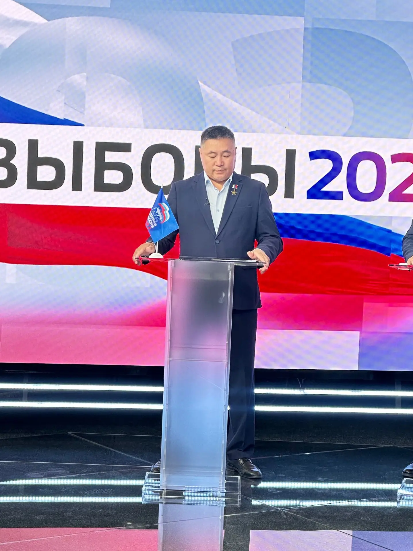 🗣 Герой России, кандидат в депутаты Госдумы Буян Куулар выступил на дебатах по теме «В...